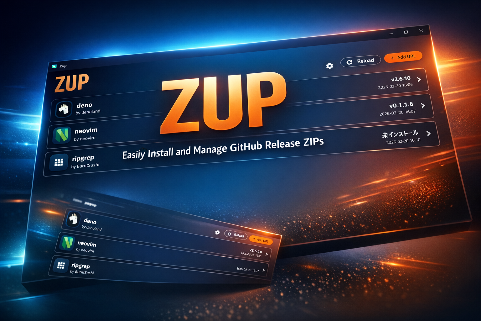 Zup app introduction hero visual